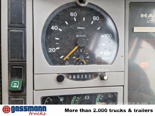 MAN TGL 12.180 , Bucher Kehrmaschine CF 50 Šlavimo technika