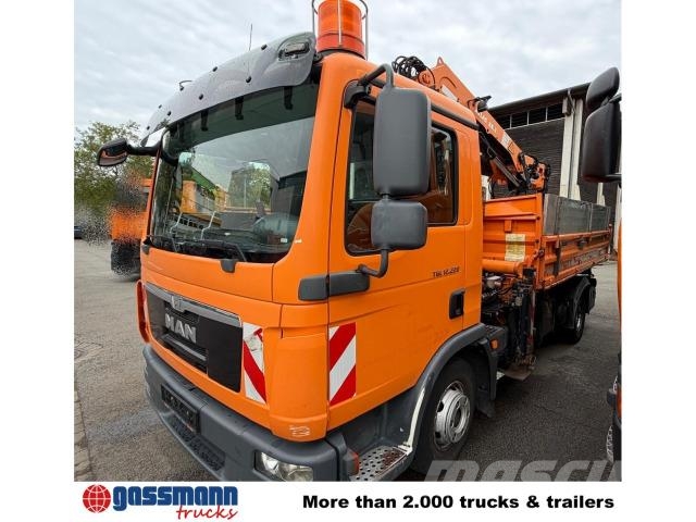 MAN TGL 12.220 4x2 BB Atlas AK 88.3-A2 Funk 2x'AHK Sora- ja kippiautot