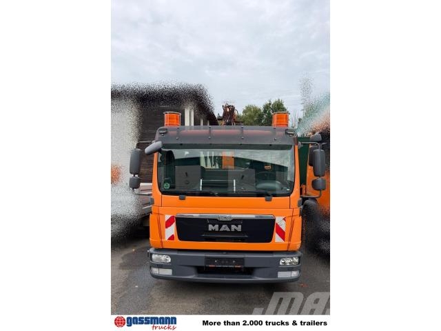 MAN TGL 12.220 4x2 BB Atlas AK 88.3-A2 Funk 2x'AHK Sora- ja kippiautot