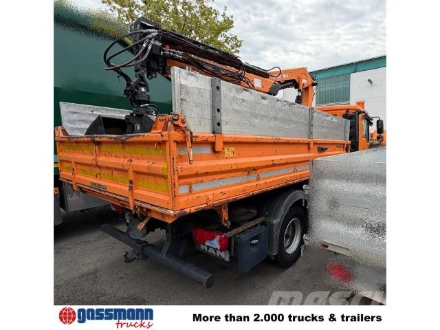 MAN TGL 12.220 4x2 BB Atlas AK 88.3-A2 Funk 2x'AHK Sora- ja kippiautot