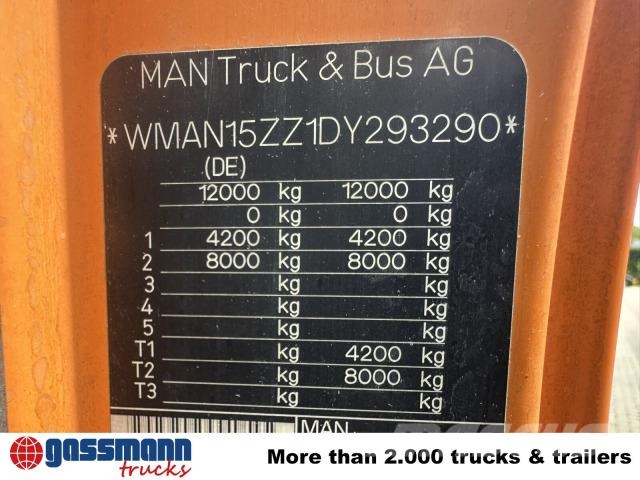 MAN TGL 12.220 4X2 BL, EEV, Kehrmaschine FAUN Viajet 5 Spazzatrici
