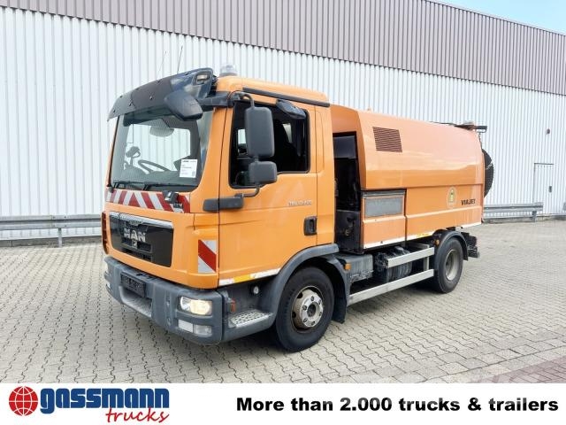 MAN TGL 12.220 4X2 BL, EEV, Kehrmaschine FAUN Viajet 5 Spazzatrici