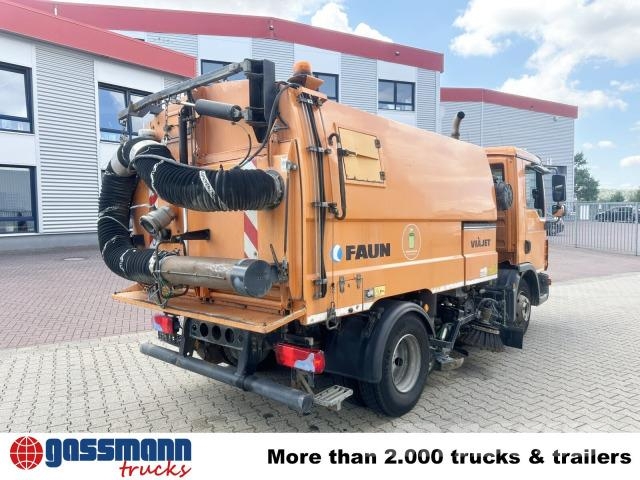 MAN TGL 12.220 4X2 BL, EEV, Kehrmaschine FAUN Viajet 5 Spazzatrici