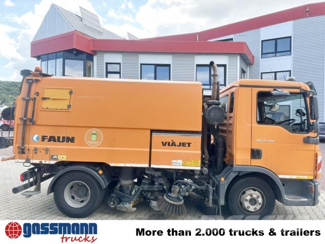 MAN TGL 12.220 4X2 BL, EEV, Kehrmaschine FAUN Viajet 5 Spazzatrici