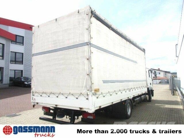 MAN TGL 12.240BL 4x2, mit Kran Hiab 088 mit Funk Φορτηγά Kαρότσα με ανοιγόμενα πλαϊνά
