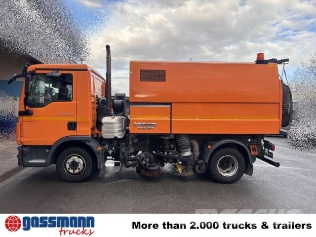 MAN TGL 12.250 4X2 BL, Kehrmaschine FAUN Viajet 5 R/L كناسات