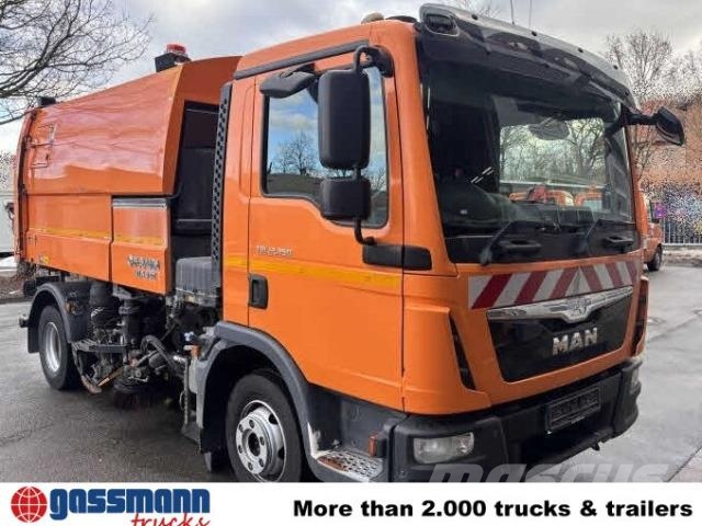 MAN TGL 12.250 4X2 BL, Kehrmaschine FAUN Viajet 5 R/L كناسات