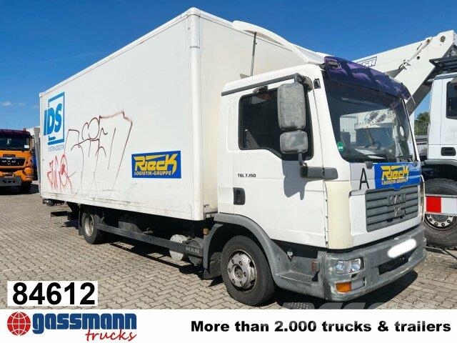 MAN TGL 7.150 4X2 BL mit MBB LBW Camiones caja cerrada