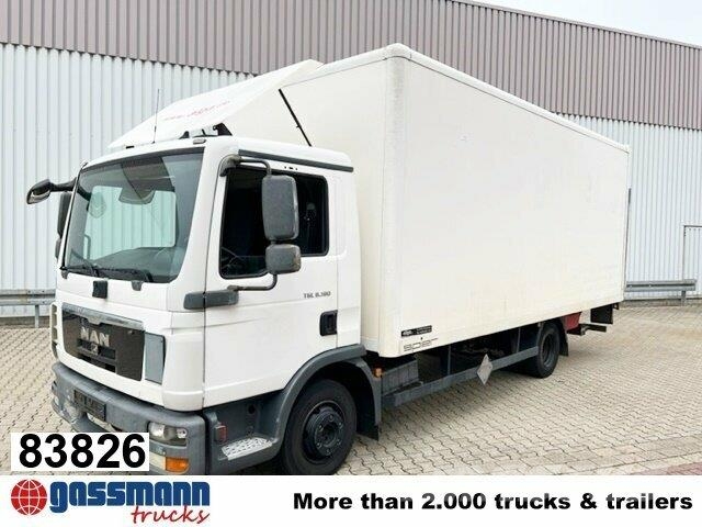 MAN TGL 8.180 4x2 BL mit MBB LBW 탑차 트럭