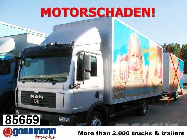 MAN TGL 8.210 4X2 BL mit LBW MBB, MOTORSCHADEN! Camiones caja cerrada