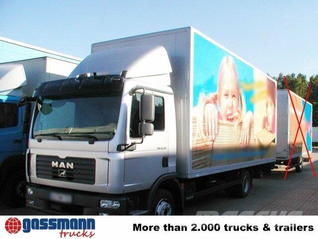 MAN TGL 8.210 4X2 BL mit LBW MBB, MOTORSCHADEN! Camiones caja cerrada