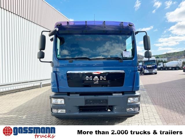 MAN TGM 15.250/340 4X2 BL mit Kran Palfinger PK 11001 플랫베드/드롭사이드 트럭