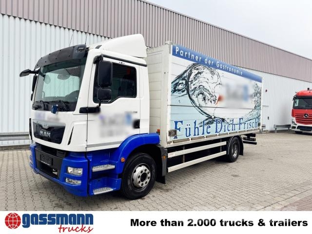 MAN TGM 15.250 4x2 LL, Getränkekoffer, Navi Camiones caja cerrada