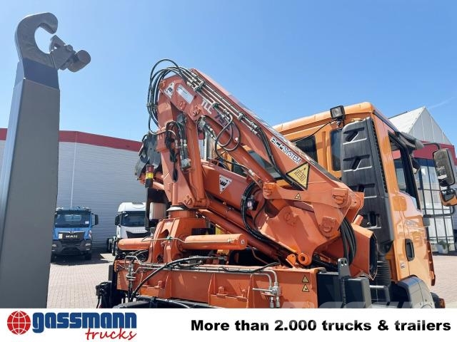 MAN TGM 15.250 4x4 BL, Kran Atlas TLC 75.2-A4L, Funk Hook lift trucks