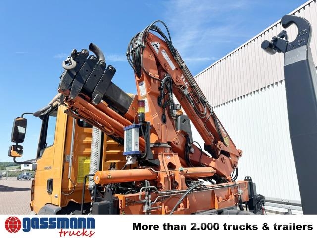 MAN TGM 15.250 4x4 BL, Kran Atlas TLC 75.2-A4L, Funk Hook lift trucks