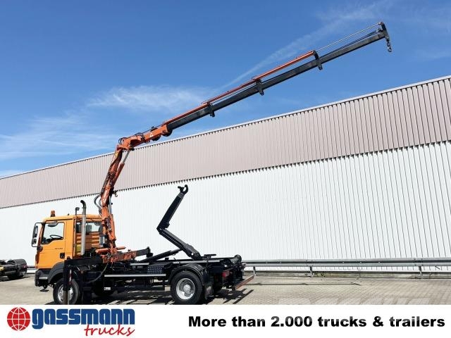 MAN TGM 15.250 4x4 BL, Kran Atlas TLC 75.2-A4L, Funk Hook lift trucks