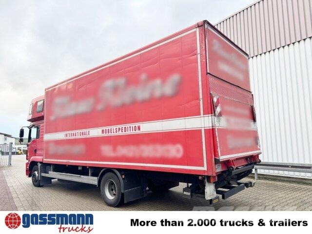 MAN TGM 15.290 4x2 LL, Topsleeper, LBW MBB, Camiones caja cerrada