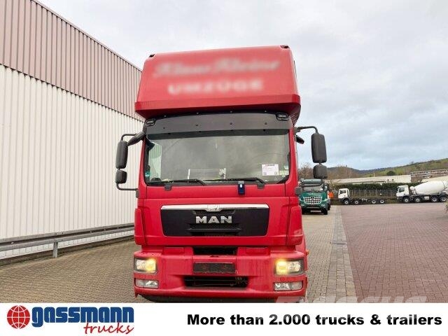 MAN TGM 15.290 4x2 LL, Topsleeper, LBW MBB, Camiones caja cerrada