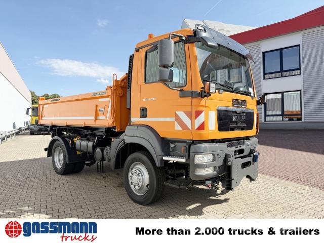MAN TGM 15.290 4X4 BL, Winterdienstausstattung Camion ribaltabili