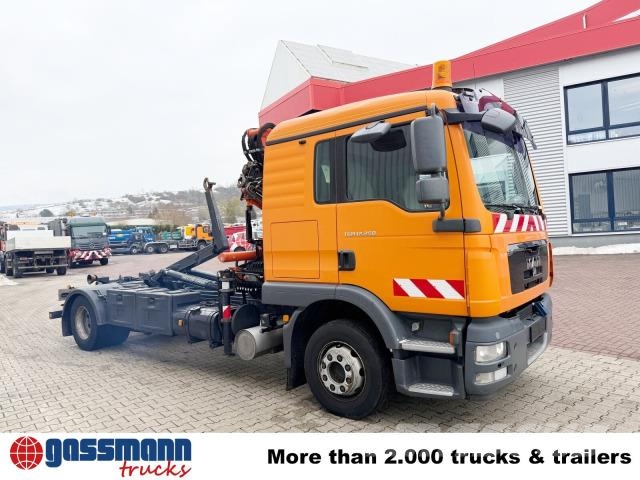 MAN TGM 16.250 4x2 BL, Kran Atlas AK 65.2-A2L, 훅 리프트 트럭