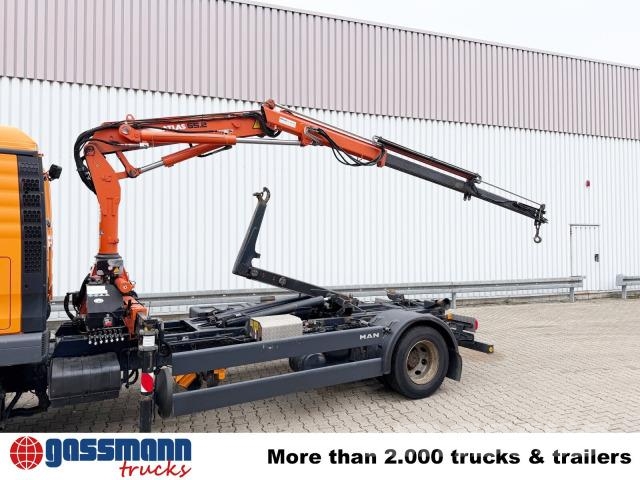 MAN TGM 16.250 4x2 BL, Kran Atlas AK 65.2-A2L, 훅 리프트 트럭