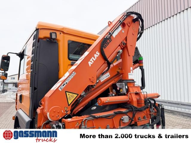 MAN TGM 16.250 4x2 BL, Kran Atlas AK 65.2-A2L, 훅 리프트 트럭