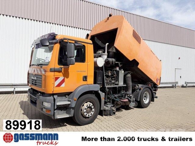 MAN TGM 18.240 4x2 BL, Kehrmaschine Bucher CityFant Zametací stroje