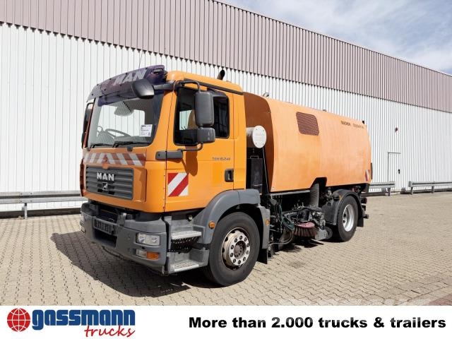 MAN TGM 18.240 4x2 BL, Kehrmaschine Bucher CityFant Zametací stroje