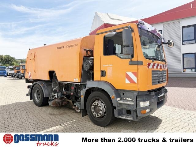 MAN TGM 18.240 4x2 BL, Kehrmaschine Bucher CityFant Zametací stroje