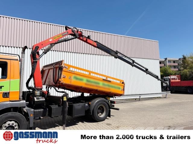 MAN TGM 18.280 4X2 BL, Kran Palfinger PK 10.501D, Camiones bañeras basculantes o volquetes