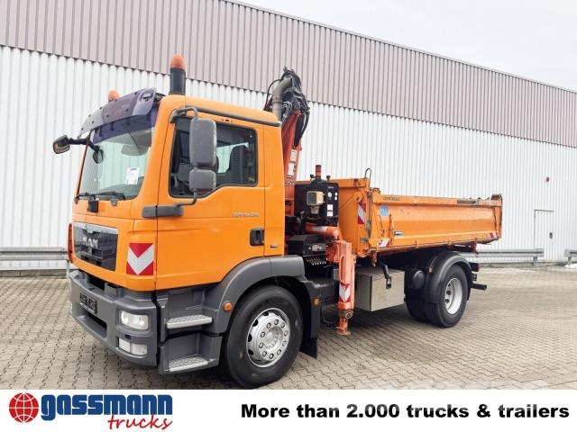 MAN TGM 18.290 4X2 BB mit Kran Atlas AK 92.2-A2, Funk Kipper