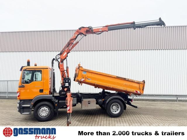 MAN TGM 18.290 4X2 BB mit Kran Atlas AK 92.2-A2, Funk Kipper