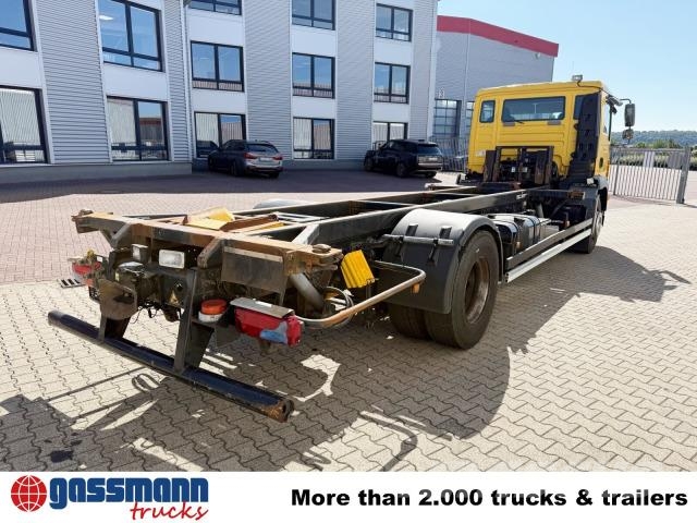 MAN TGM 18.290 4x2 LL, Hydr. Hubrahmen Camiones portacontenedores