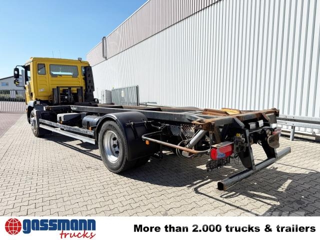 MAN TGM 18.290 4x2 LL, Hydr. Hubrahmen Camiones portacontenedores