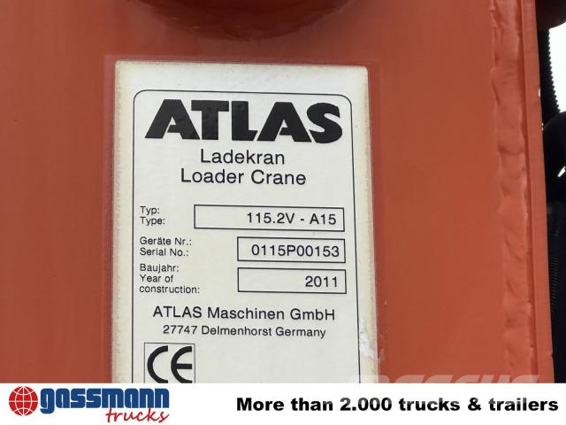 MAN TGM 18.290 4X4 BB, EEV, Heckkran Atlas AK 115.2V, Tipper trucks