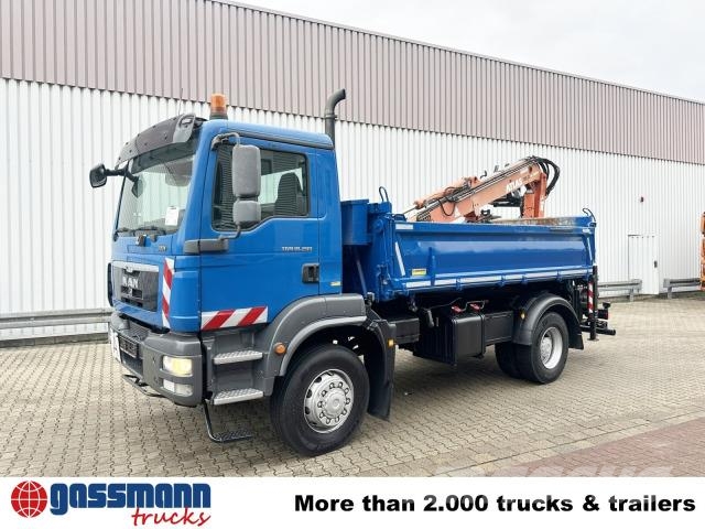 MAN TGM 18.290 4X4 BB, EEV, Heckkran Atlas AK 115.2V, Tipper trucks