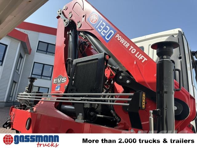 MAN TGM 18.320 4x2, Kran HMF 1320 K3, Funk Tipper trucks