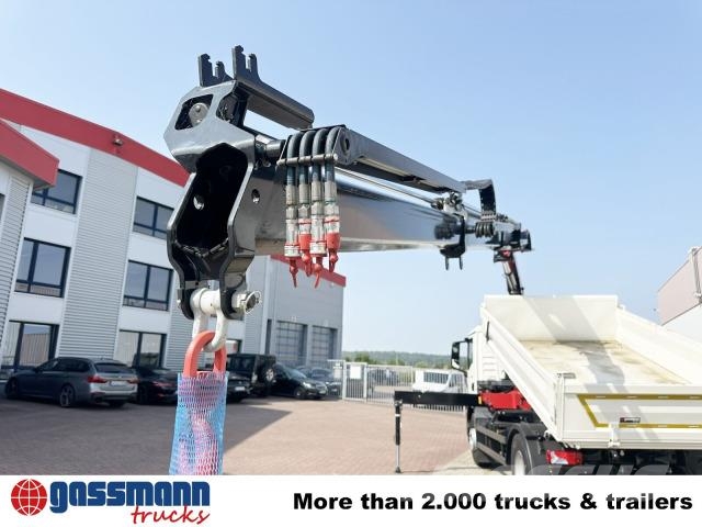 MAN TGM 18.320 4x2, Kran HMF 1320 K3, Funk Tipper trucks