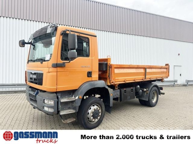 MAN TGM 18.340 BB 4x4, Hardox-Kipper 덤프 트럭