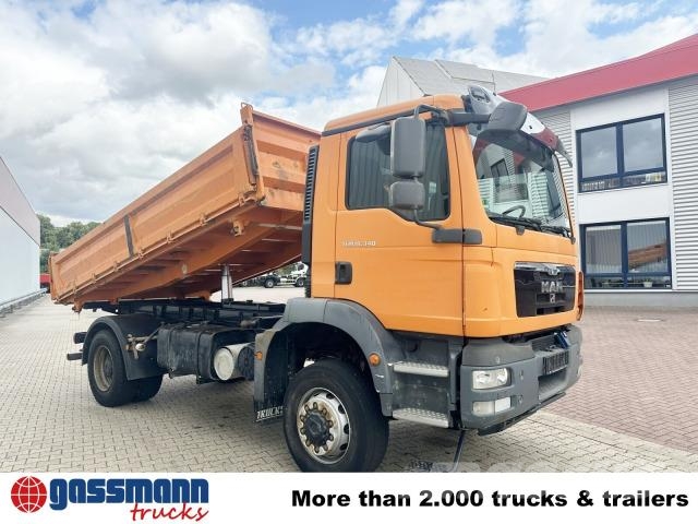MAN TGM 18.340 BB 4x4, Hardox-Kipper 덤프 트럭
