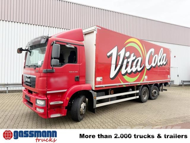 MAN TGM 22.290 6x2-4 LL, EEV, Lenkachse, 2x AHK, Camiones caja cerrada