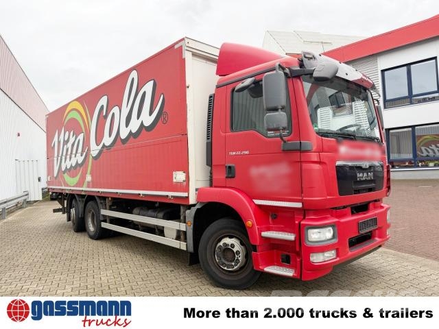 MAN TGM 22.290 6x2-4 LL, EEV, Lenkachse, 2x AHK, Camiones caja cerrada