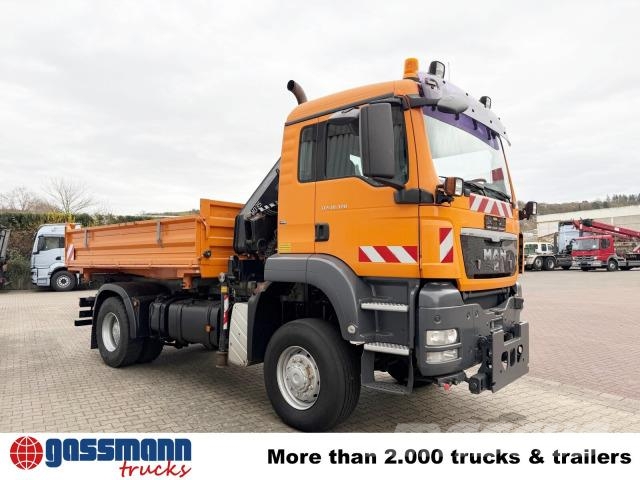 MAN TGS 18.320 4x4 BL, Kran, Winterdienstausttattung, Самосвал
