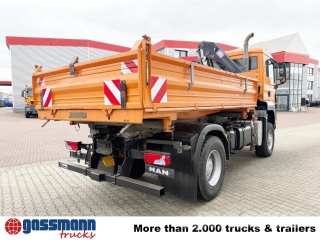 MAN TGS 18.320 4x4 BL, Kran, Winterdienstausttattung, Самосвал