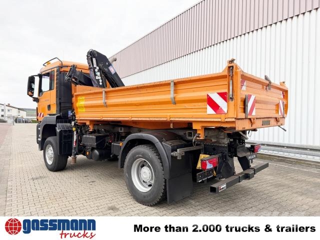 MAN TGS 18.320 4x4 BL, Kran, Winterdienstausttattung, Самосвал