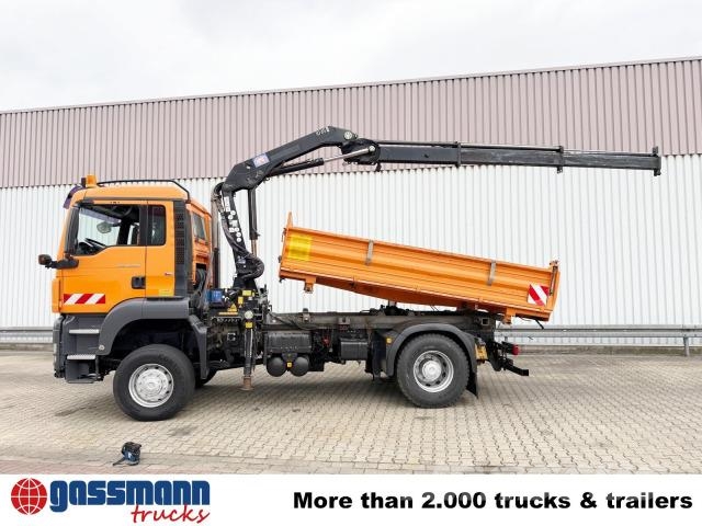 MAN TGS 18.320 4x4 BL, Kran, Winterdienstausttattung, Самосвал