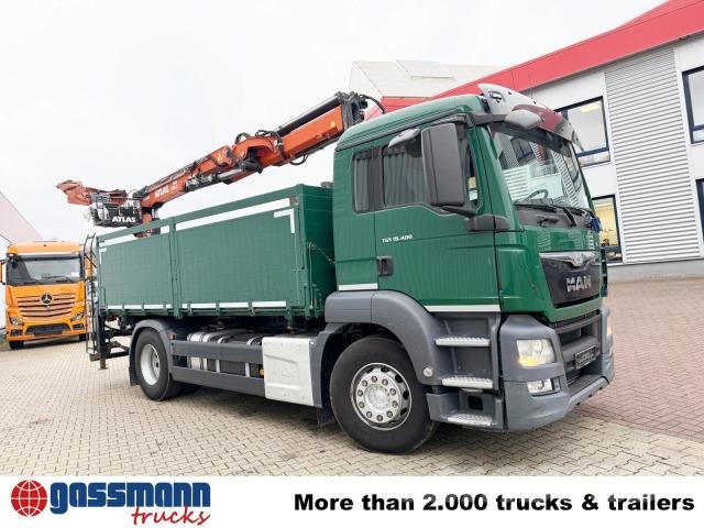 MAN TGS 18.400 4x2 BL, Intarder, Heckkran Atlas Terex Самосвал