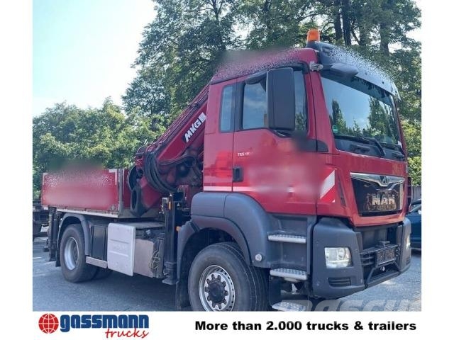 MAN TGS 18.420 4x4 BB, MKG HLK 341-6 Kran Funk Camion plateau