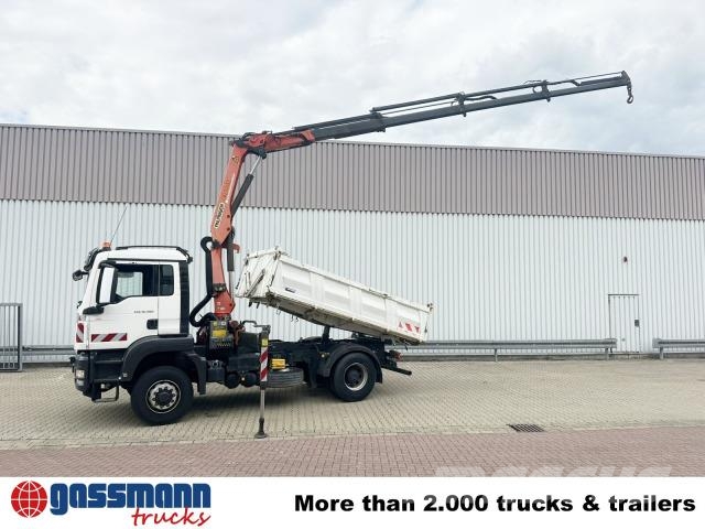 MAN TGS 18.480 4x4H BL, HydroDrive, Kran Palfinger PK 덤프 트럭