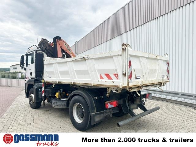 MAN TGS 18.480 4x4H BL, HydroDrive, Kran Palfinger PK 덤프 트럭
